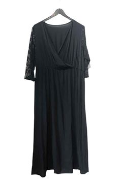 Picture of BLACK DRESS LACE SLEEVE